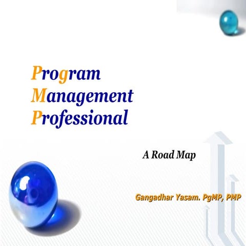 PgMP Road Map