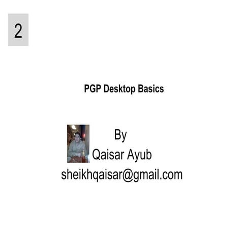PGP desk top basis lecture 002