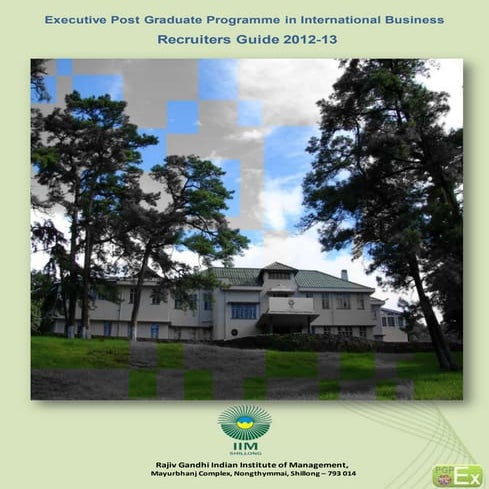 PGPEx   IIM Shillong