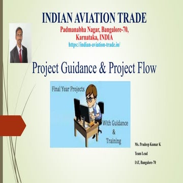 Project Guidance and Project flow for UG & PG candidates