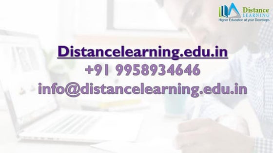 Annamalai University Distance Education | PPT