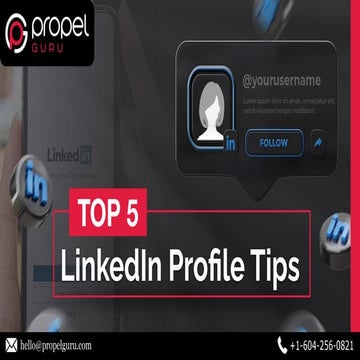 Top 5 LinkedIn Profile Tips