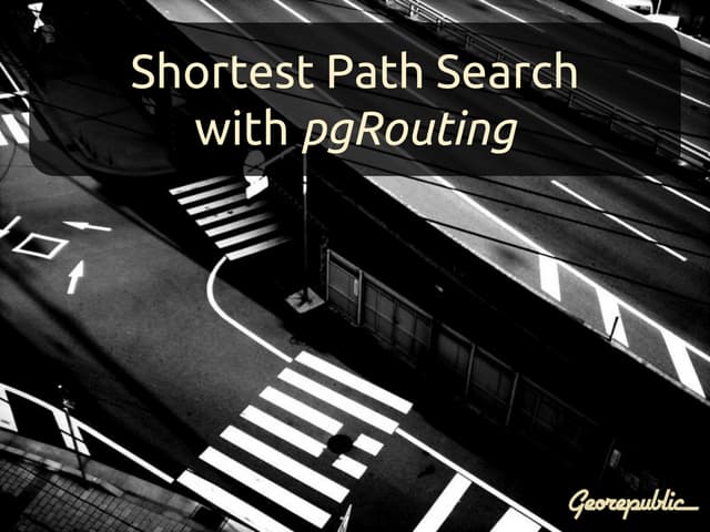 pgRouting 2.0 presentation 2013