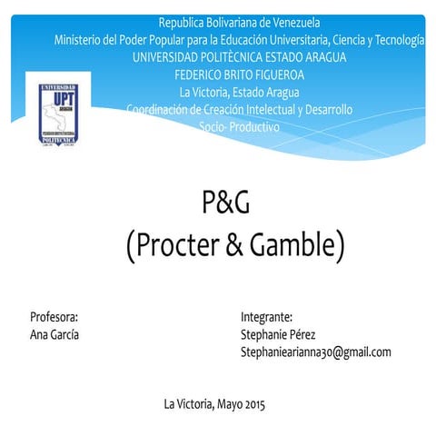 P&G (PROCTER & GAMBLE)