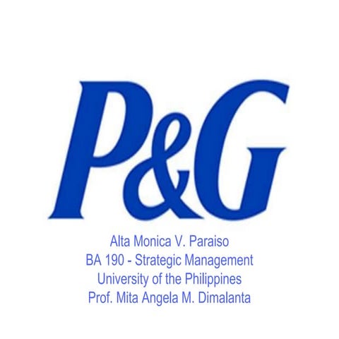 P&G Case Study