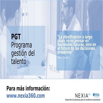 PGT programa gestión del talento | PDF | Human Resources | Business