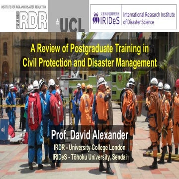 Developing a Comprehensive Emergency Management Training Program | PPTX