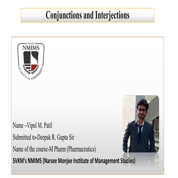 Conjunction and Interjections