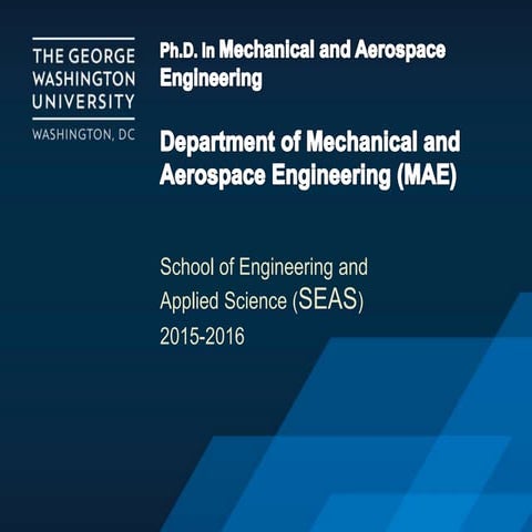 Ph.D MAE Department 2015-12016