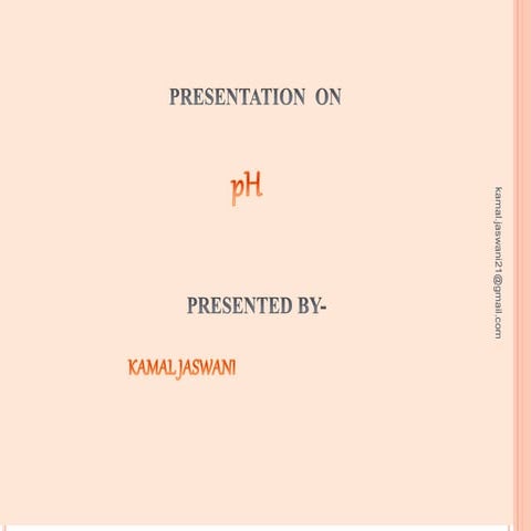 pH indicator experiment | PPTX