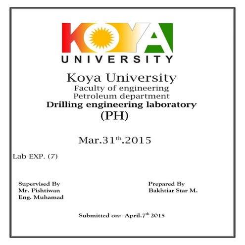 Determine PH of Mud (PH meter)