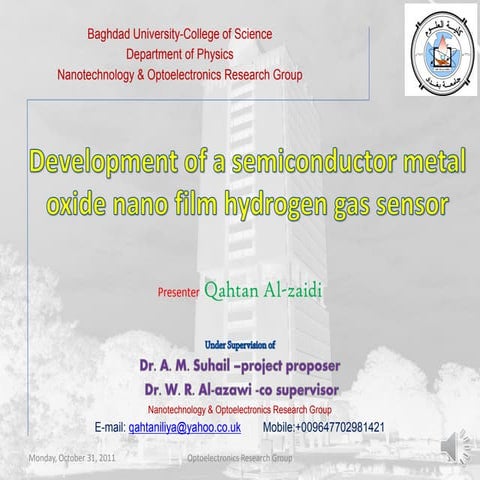 Improvement of ZnO and SnO2 hydrogen gas sensors | PDF