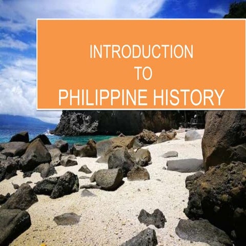 Introduction to Philippine History