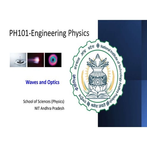 Wave Optics Class 12 Part-1 | PPT