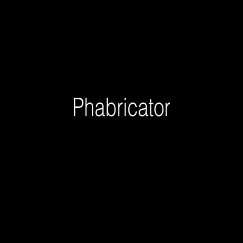 Phabricator Workflow