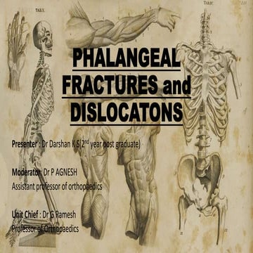 Phalangeal fractures of hand