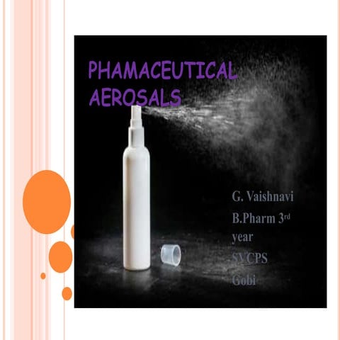 Phamaceutical aerosals