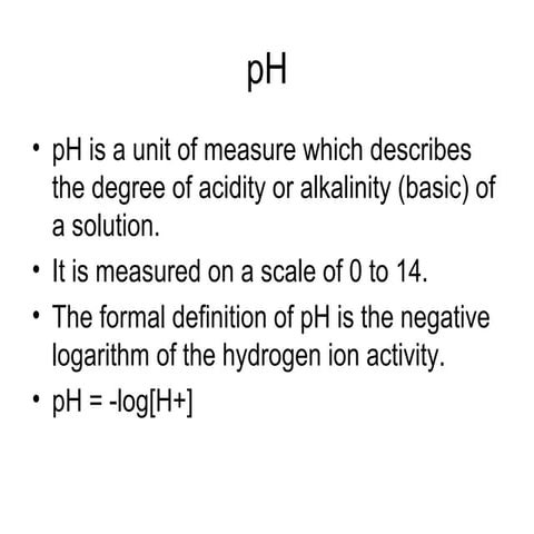 P h and ph meter