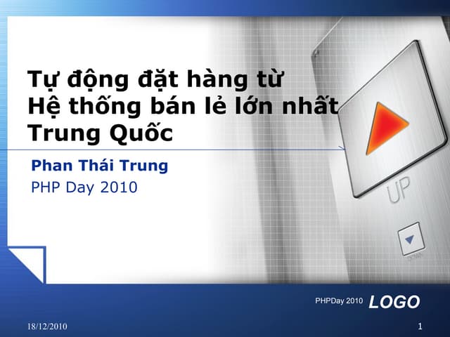 Tu dong dat hang tu he thong ban le lon nhat trung quoc