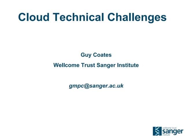 Cloud Technical Challenges
