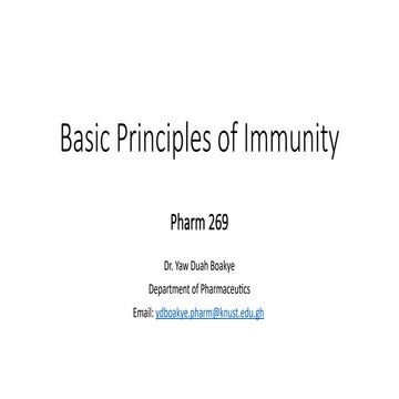 Immunity to Microbes | PPTX