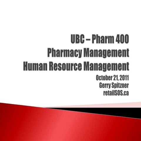 UBC Phar400-startup or buy pharmacy-28oct2011 | PPTX