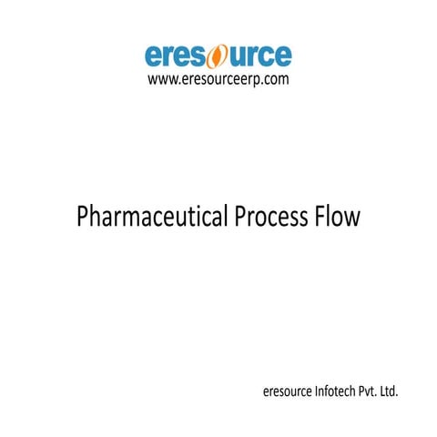 Pharmaceutical erp-flow