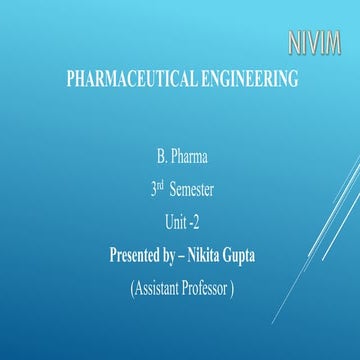 Pharmaceutical Engineering Unit -2.pptx