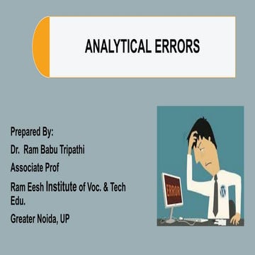 Pharmaceutical error