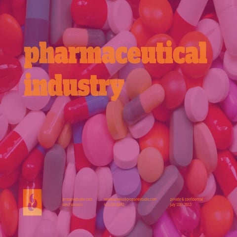 Pharmaceutical Industry Analysis 2013