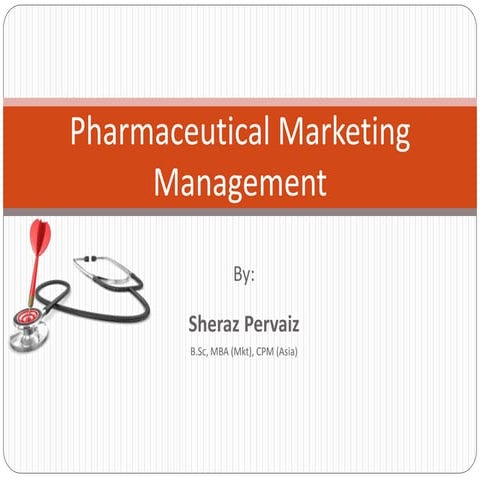 Pharmaceutical Marketing Management