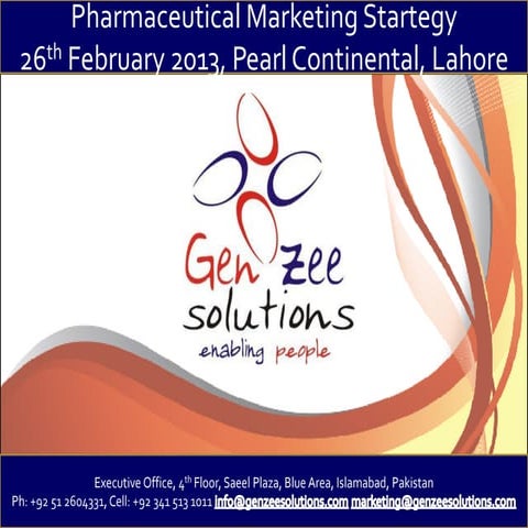 Pharmaceutical marketing strategy workshop pictures