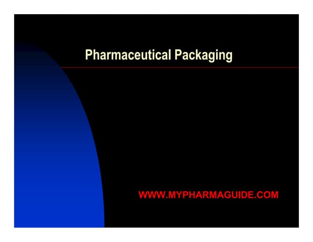 Pharmaceutical packaging
