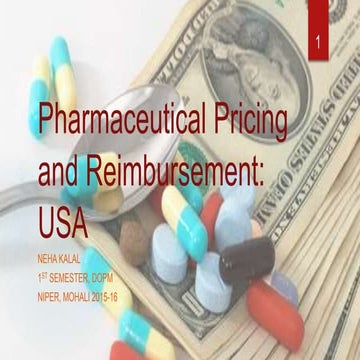Pharmaceutical pricing and reimbursement usa