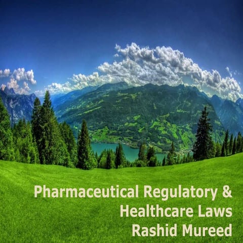 Pharmaceutical regulatory & healthcare laws