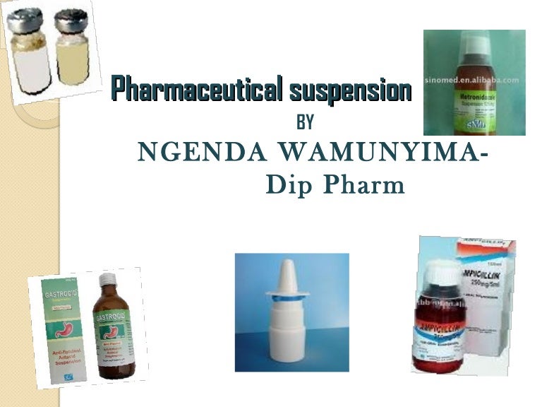 Pharmaceutical suspension