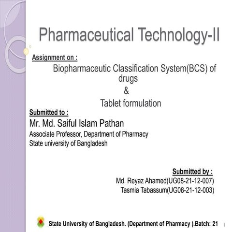 Pharmaceutical Technology