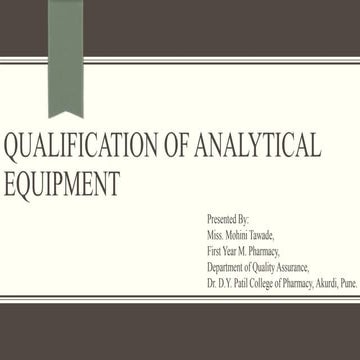 Pharmaceutical validation