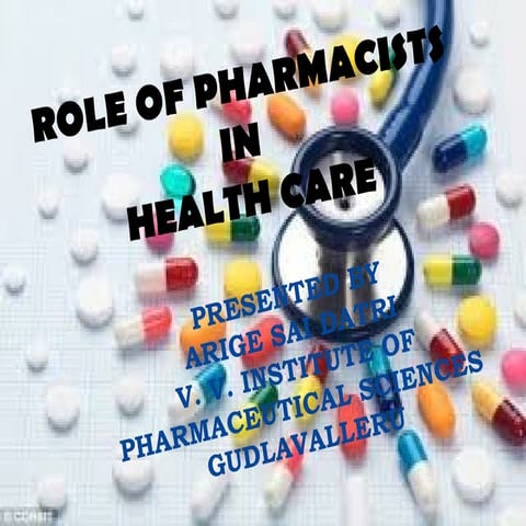 Pharmacist in public health   npw ppt