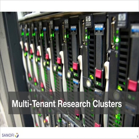Multi-Tenant Pharma HPC Clusters