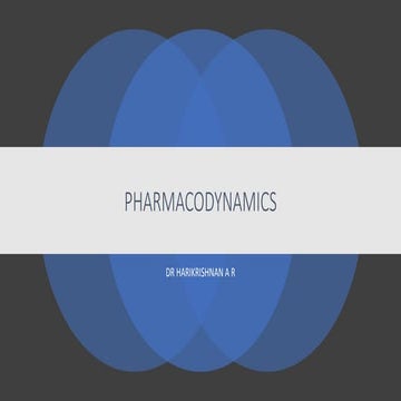 Pharmacodynamics