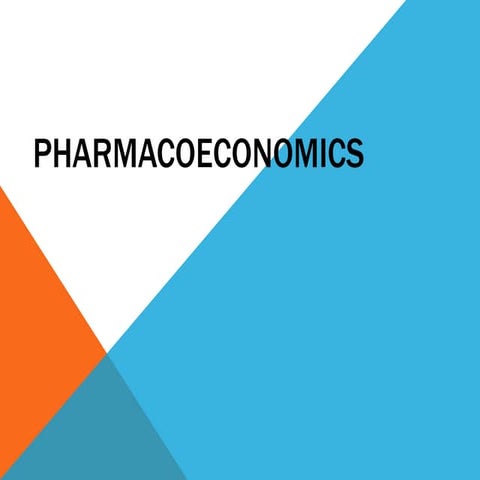 Pharmacoeconomics STUDY