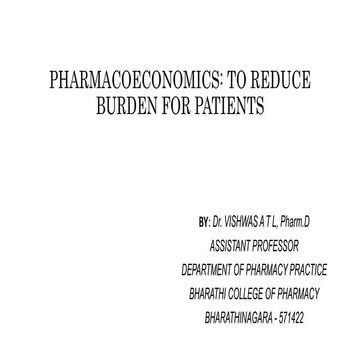 Pharmacoeconomics pptx