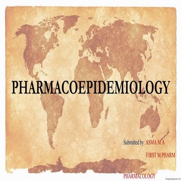 Pharmacoepidemiology