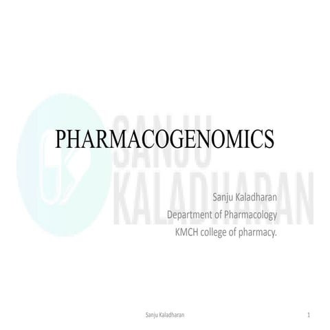 Pharmacogenomics 