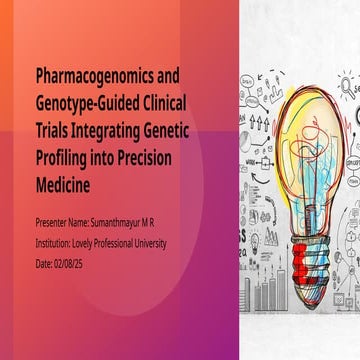 Pharmacogenomics and Genotype-Guided Clinical Trials.pptx