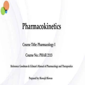 Pharmacokinetics