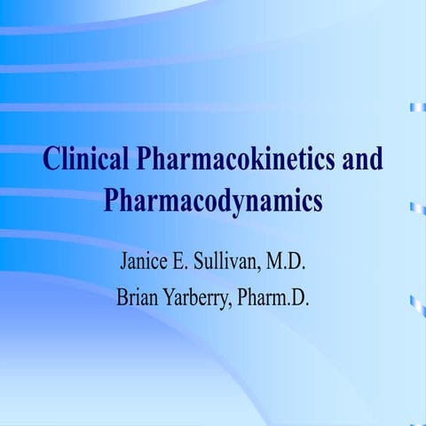 Pharmacokinetics and pharmacodynamic correlation in drug therapy | PPTX