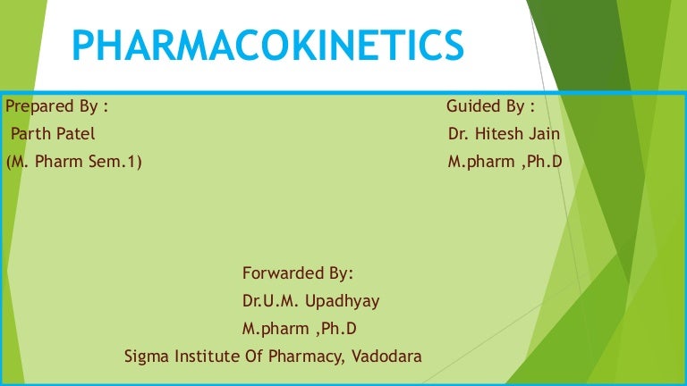 pharmacokinetics-ppt