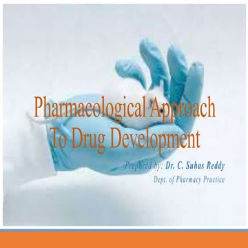 Pharmacological Approach to Drug Discovery